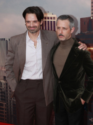 Sebastian Stan and Jeremy Strong 