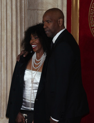 Pauletta Washington and Denzel Washington   