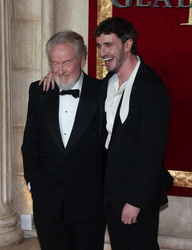 Ridley Scott and Paul Mescal 