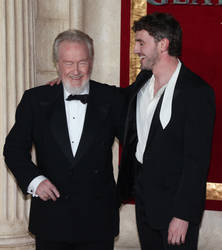 Ridley Scott and Paul Mescal 