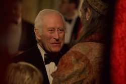 King Charles III and Simon Lipkin 