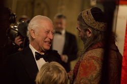 King Charles III and Simon Lipkin 