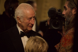 King Charles III and Simon Lipkin 