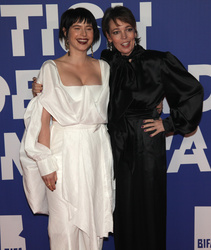 Jessie Buckley and Olivia Colman