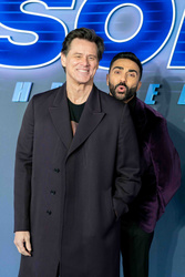 Jim Carrey and Lee Majdoub 