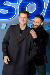 Jim Carrey and Lee Majdoub 