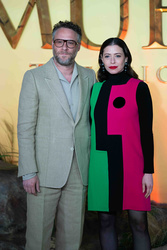 Seth Rogan and Lauren Miller  