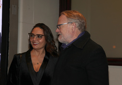 Allegra Haris and Jared Harris 