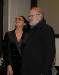 Allegra Harris and Jared Harris