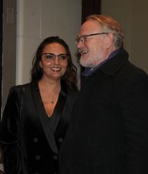 Allegra Harris and Jared Harris