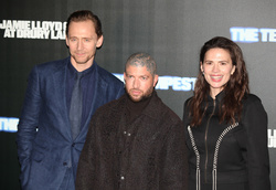 Tom Hiddleston, Jamie Lloyd and Hayley Atwell