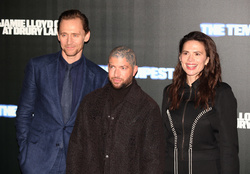 Tom Hiddleston, Jamie Lloyd and Hayley Atwell