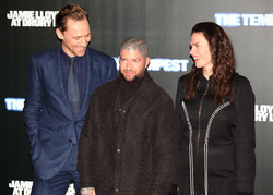 Tom Hiddleston, Jamie Lloyd and Hayley Atwell