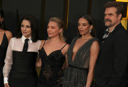 Julia Louis-Dreyfus, Florence Pugh, Hannah John-Kamen and David Harbour 