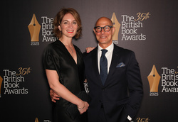 Felicity Blunt and Stanley Tucci