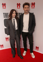 Emily Hampshire and Terry Matalas 