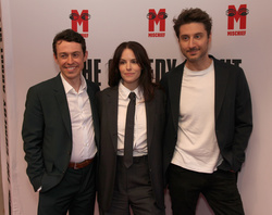 Jonathan Sayer, Emily Hampshire and Terry Matalas 