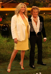 Penny Lancaster and Rod Stewart