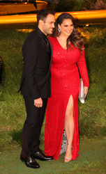 Jeremy Parisi and  Kelly Brook