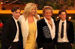 Penny Lancaster and Rod Stewart
