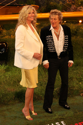 Penny Lancaster and Rod Stewart