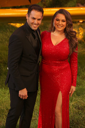 Jeremy Parisi and  Kelly Brook